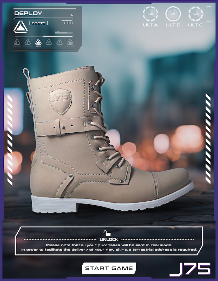 J75 2025 black boots
