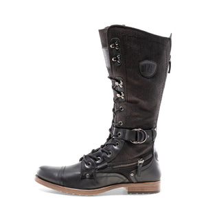 Decoy-2 - Black Knee Hight Military Boot for Men 1