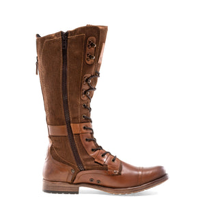 Decoy-2 - Brown Knee Hight Military Boot for Men 5