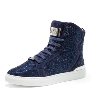 Sestos - Navy High top Fashion Sneakers for Men by J75 