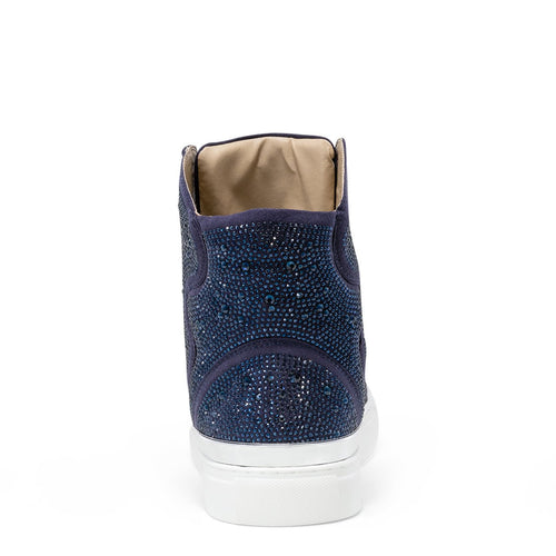 Sestos - Navy High top Fashion Sneakers for Men by J75 3