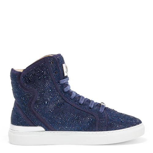 Sestos - Navy High top Fashion Sneakers for Men by J75  5