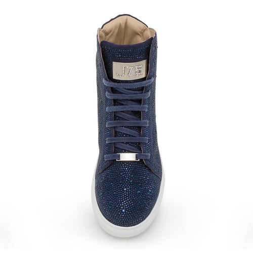 Sestos - Navy High top Fashion Sneakers for Men by J75 6