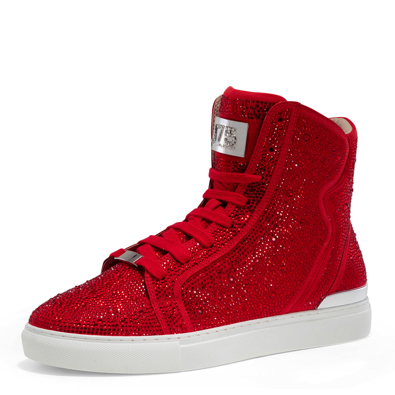 Sestos - Red High top Fashion Sneakers for Men by J75 