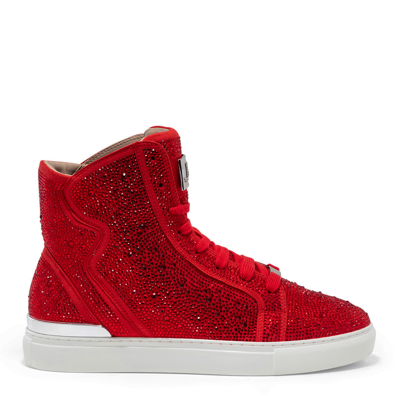 Sestos - Red High top Fashion Sneakers for Men by J75 5