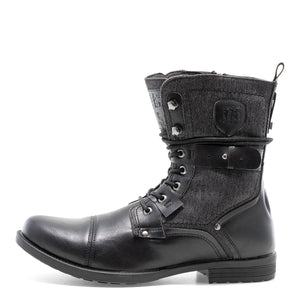 Deploy - Black Mid-calf Military Boots for Men 1