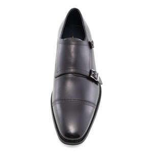 Mccain - Black Double Monk Straps Oxford Dress Shoes for Men by Jump 6