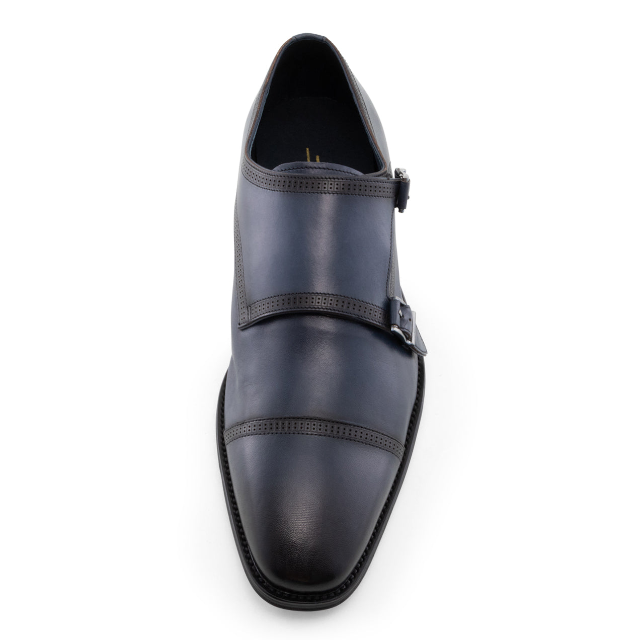 Mccain - Navy Double Monk Straps Oxford Dress Shoes for Men by Jump 6