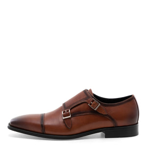Mccain - Tan Double Monk Straps Oxford Dress Shoes for Men by Jump 2
