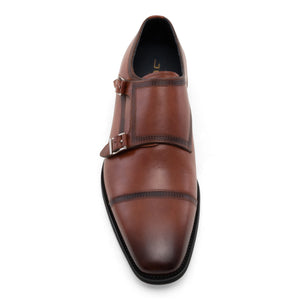 Mccain - Tan Double Monk Straps Oxford Dress Shoes for Men by Jump 6