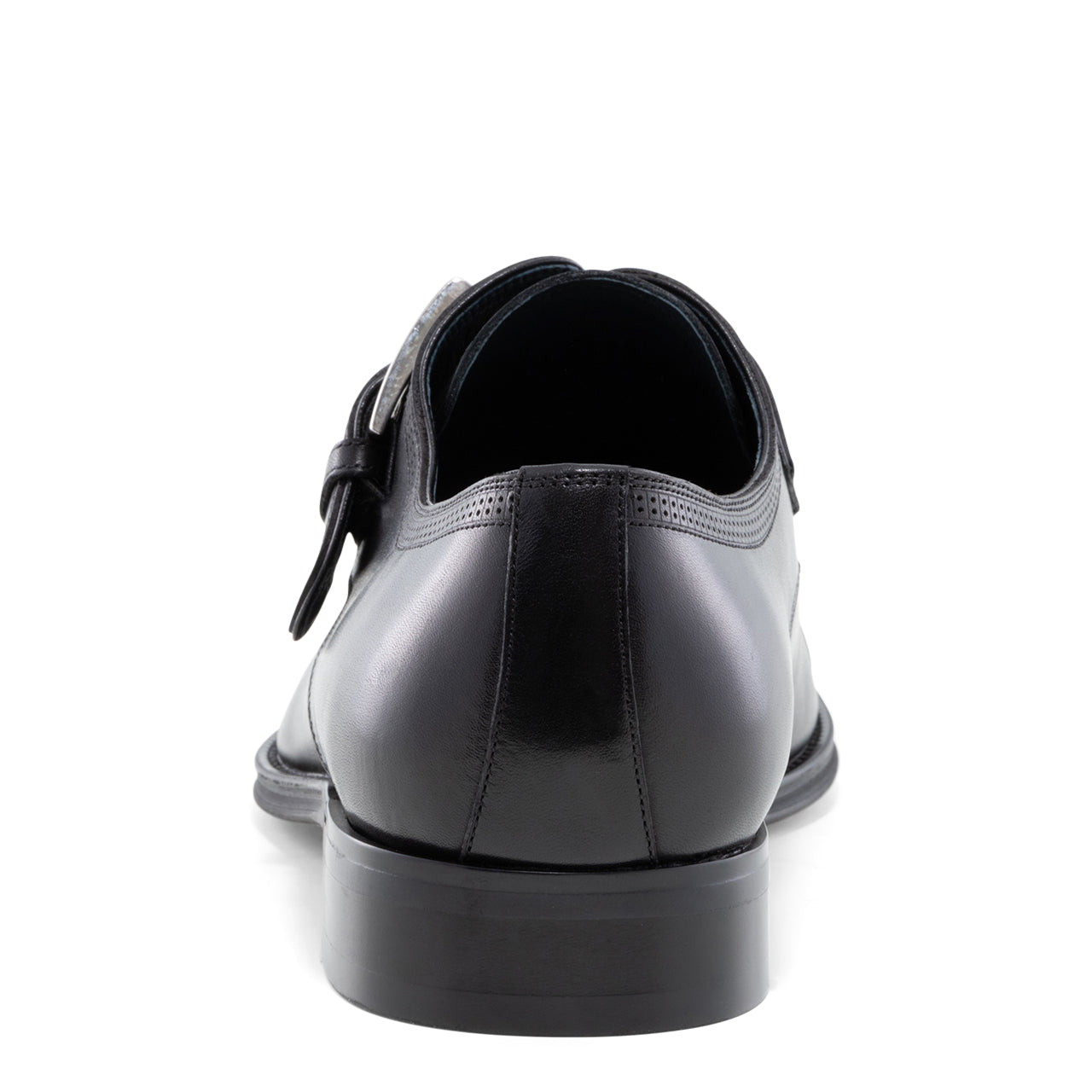 Mcneil - Black Single Monk Strap Oxford Dress Shoes for Men by Jump 3
